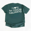 Comfort Colors I Love My Cougar Valentine’s Boyfriend Girlfriend Shirt by Adorb Custom Tees