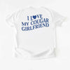 Comfort Colors I Love My Cougar Valentine’s Boyfriend Girlfriend Shirt by Adorb Custom Tees