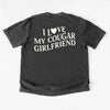 Comfort Colors I Love My Cougar Valentine’s Boyfriend Girlfriend Shirt by Adorb Custom Tees