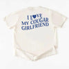 Comfort Colors I Love My Cougar Valentine’s Boyfriend Girlfriend Shirt by Adorb Custom Tees