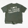 Comfort Colors I Love My Cougar Valentine’s Boyfriend Girlfriend Shirt by Adorb Custom Tees