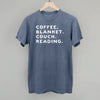 Coffee Blanket Couch Reading