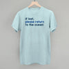 If Lost, Please Return To The Ocean (Text Only) by Ivy + Cloth