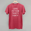 Love Fifteen Thirty Forty