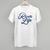 River Life (Distressed Script) by Ivy + Cloth
