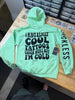 Cool Tattoos Hoodie by Luckless Outfitters