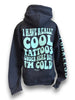 Cool Tattoos Hoodie by Luckless Outfitters