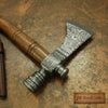 Damascus Smoking Axe Straight Handle 19 Inch by JW SteelCrafts