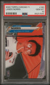 Graded 2020 Topps Chrome Formula 1 Lando Norris #180 Rookie RC F1 Racing Card PSA 10 Gem Mint
