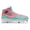 "Cotton Candy Grinch" Jordan 1 Retro Cleats by Stadium Custom Kicks