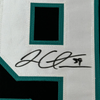 Framed Autographed/Signed Logan Couture 35x39 San Jose Black Hockey Jersey JSA COA by Hall of Fame Sports Memorabilia