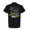 Crane Operator "Pays the Bills" T-Shirt - Blue Collar Workwear Men's Tee by Dog Mom Hat