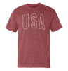 USA Collegiate Solid White (Front) by Shield Republic