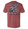 Father Mows Best Stars and Stripes by Shield Republic