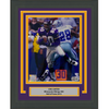 Framed Autographed/Signed Cris Carter Minnesota Vikings 8x10 Football Photo Beckett BAS COA #2