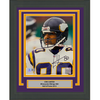 Framed Autographed/Signed Cris Carter Minnesota Vikings 8x10 Football Photo Beckett BAS COA #1
