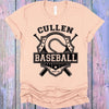 Cullen Baseball Graphic Tee by Anchored Grace Boutique