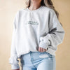 Custom Bloom Where You Are Planted Embroidered Crewneck Sweatshirt & Hoodie, Unique Gift for Friends by Dog Mom Hat