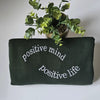 Custom Embroidered Positive mind - Positive Life Sweatshirt, Mental Health Hoodie, Positivity Encouragement Crewneck, Gift for Friend by Dog Mom Hat