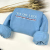 Custom Embroidered To Do List Sweatshirts & Hoodie - Funny Crewneck, Gift for Friends by Dog Mom Hat