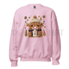 Cute Hairy Coo Unisex Crewneck Sweatshirt by Dog Mom Hat