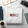 Cutesy Spooky Bows Embroidered T-Shirt – Cute Halloween Tee by Dog Mom Hat