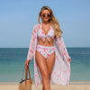 Women's Printed Bikini Three-Piece Swimwear Set by FitiqueFit