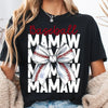 Baseball Mawmaw Shirt Gift For Grandmother Who Loves Baseball Mawmaw Tee For Her by Everyday Customs Co.
