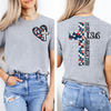 She Loves Jesus And America Too! - Tee - Black Design by The Neeley Design Co Wholesale