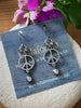 PEACE EARRINGS by Bellaforma Jewelry