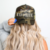 Dad's Favorite Trucker Hat by Hey Jude Graphic Tees