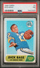 Graded 1968 Topps Dick Bass #2 Football Card PSA 7 Near Mint