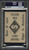 Graded 1889 N526 Diamond S Cigars Dennis Brouthers Baseball Tobacco Card PSA 4 VG-EX