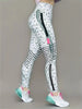 High-Elastic Printed Yoga Leggings – High Waist Tummy Control Fitness Pants by FitiqueFit