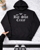 Bat shit crazy Embroidered Hoodie by Madness & Mayhem LLC