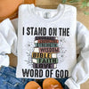 I Stand On The Word Of God Floral - Sweatshirt by The Neeley Design Co Wholesale