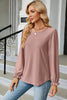 🌸 Round Neck Flounce Sleeve T-Shirt by FitiqueFit