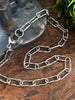 STATEMENT PAPERCLIP NECKLACE by Bellaforma Jewelry