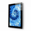 Blue Tie Dye Glass Wall Art by Insigneart USA