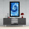 Blue Tie Dye Glass Wall Art by Insigneart USA