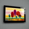 Pastel Trees Glass Wall Art by Insigneart USA