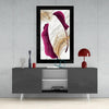 Harmonious Purple Leaf Glass Wall Art by Insigneart USA