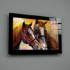 Farm Horses Glass Wall Art by Insigneart USA