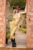 Yellow Net Rhinestone Cami Set by 3wishes.com