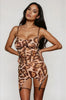 Leopard Mesh Garter Chemise by 3wishes.com