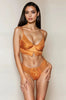 Pintucked Satin Bralette Set by 3wishes.com