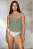 Rib Knit Sleepwear Bustier by 3wishes.com