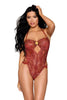 Plus Size Inviting Lace Teddy by 3wishes.com