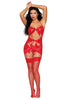 Plus Size Untie Me Mesh Chemise by 3wishes.com