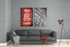 "When You Got Nothing" 2 Pieces Combine Glass Wall Art by Insigneart USA